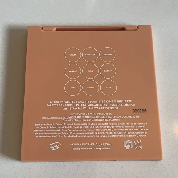 MORPHE NWT 9B Matte Essentials Artistry Palette 9 Cool Colors Eyeshadow … - Picture 3 of 3